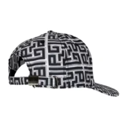 Sort Logo Print Skyggekasket Polyester