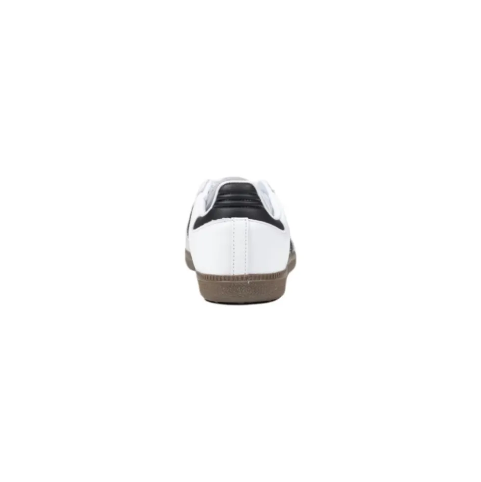 Sort Og Hvid Læder Sneaker