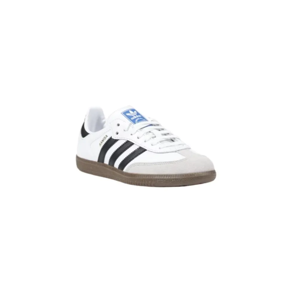 Sort Og Hvid Læder Sneaker