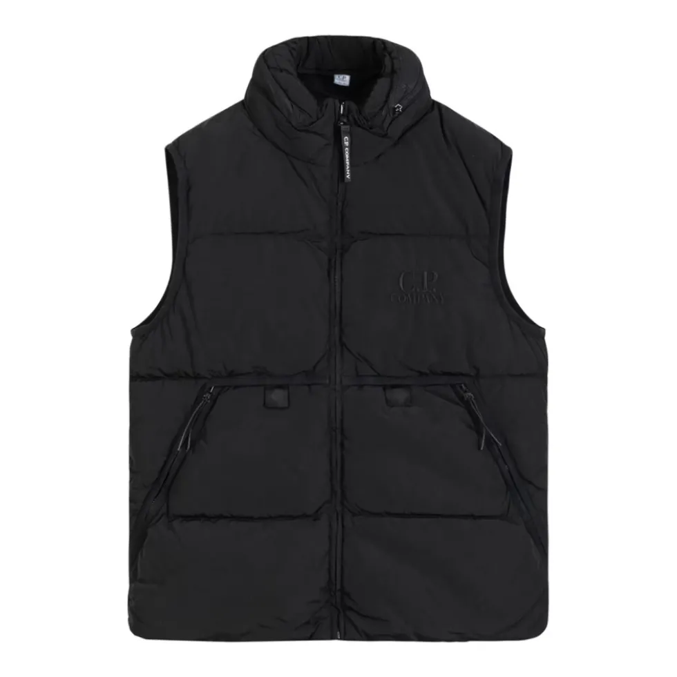 Sort Polstret Gilet