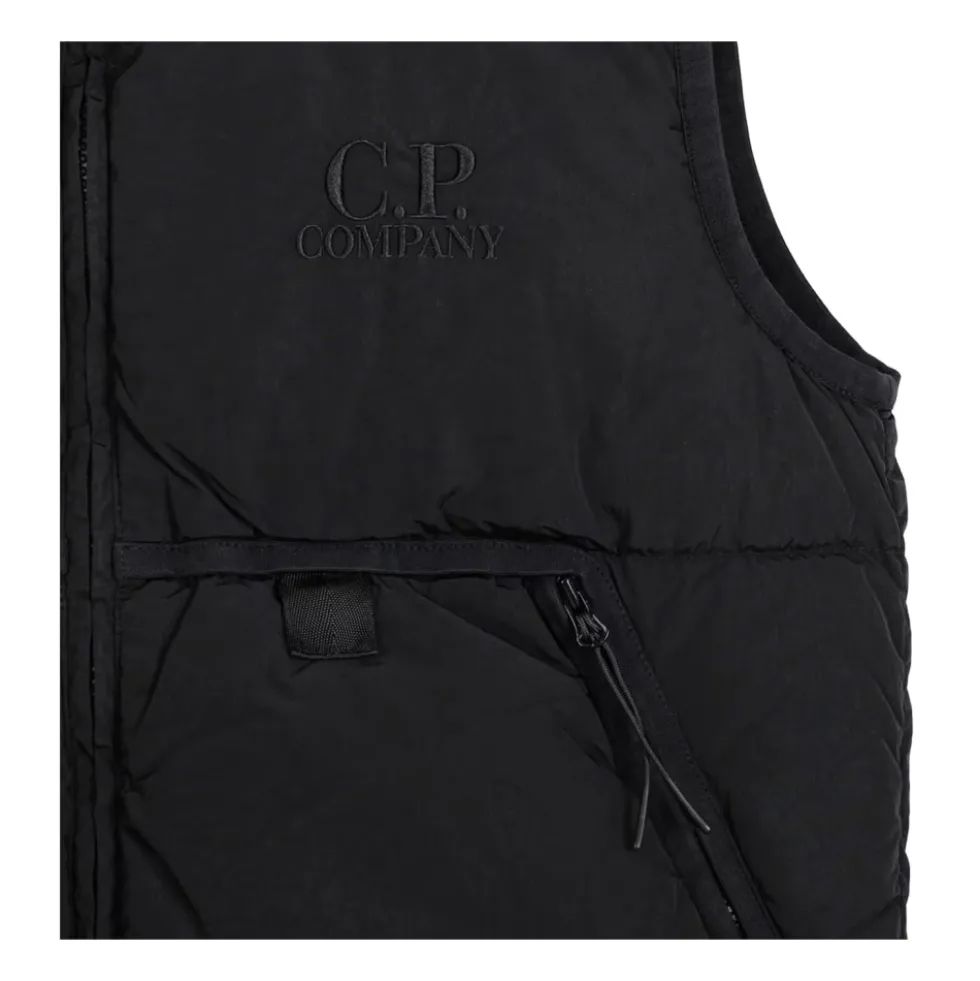 Sort Polstret Gilet