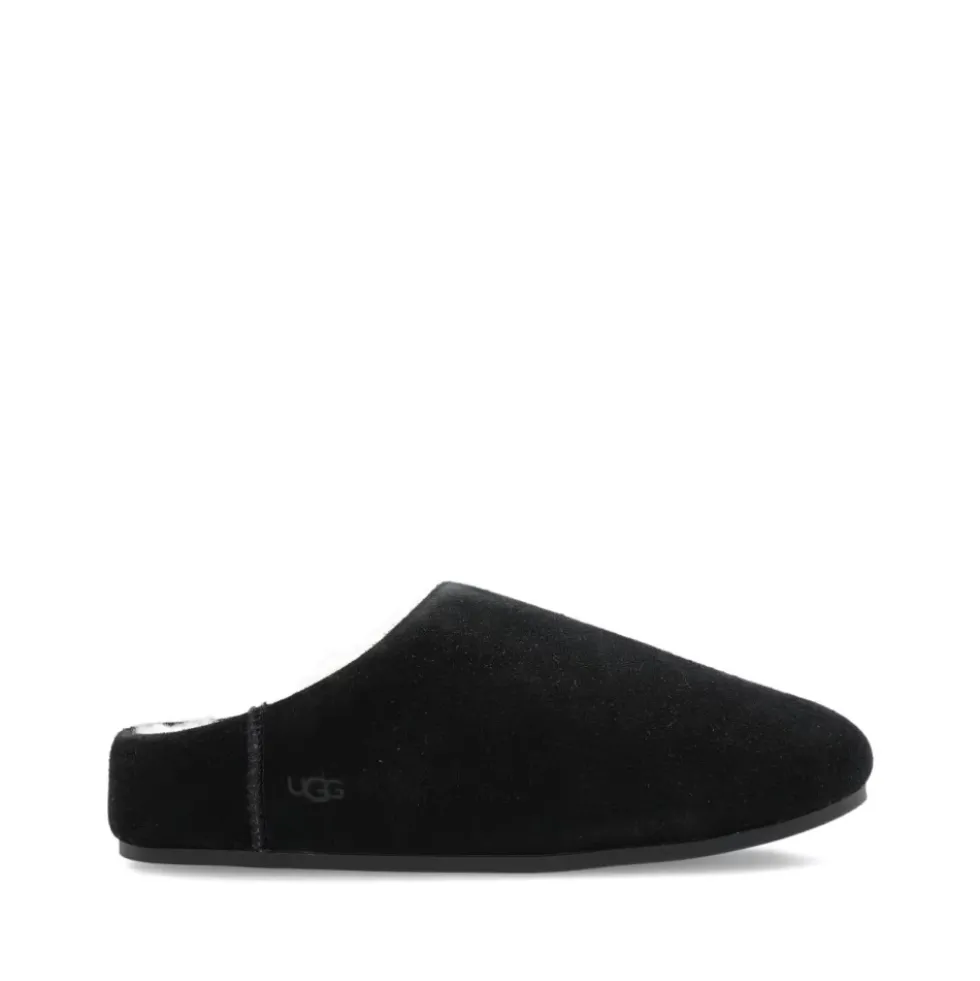 Sort Ruskind Fåreskind Sandaler