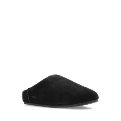 Sort Ruskind Fåruld Slip-On Sko
