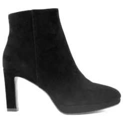 Sort Suede Ankelstøvle