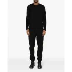 Sort Sweatshirt Stilfuldt Behageligt Design
