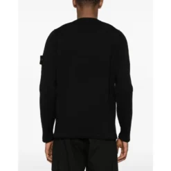 Sort Sweatshirt Stilfuldt Behageligt Design