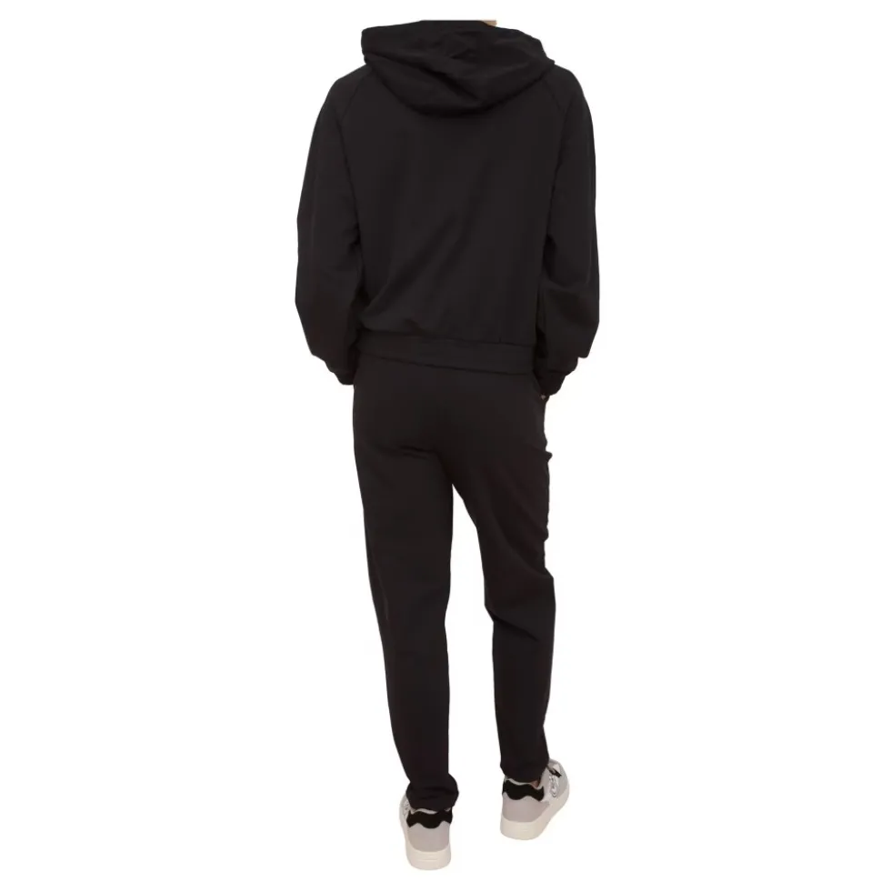 Sort Tracksuit Bomuld Modal Elastan
