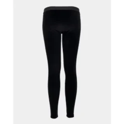 Sort Velour Leggings