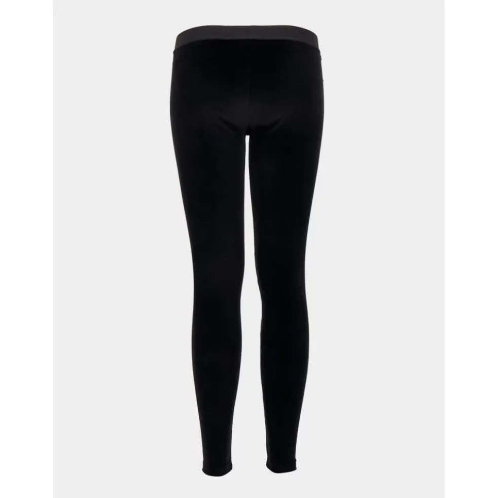 Sort Velour Leggings