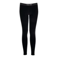 Sort Velour Leggings
