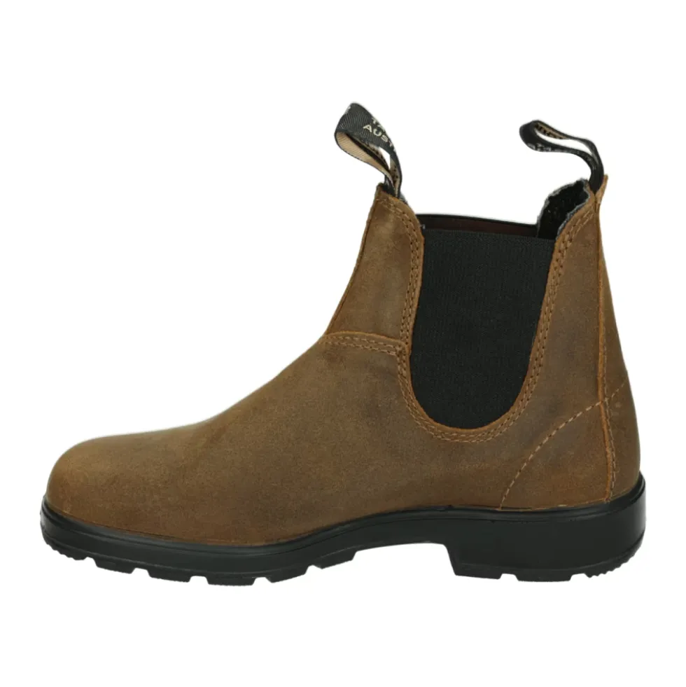 Sporty Mid Waxed Suede Sko Brun