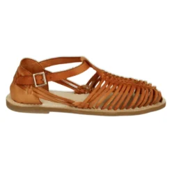 Sporty Sandaler MY DAYS Orange Nubuck