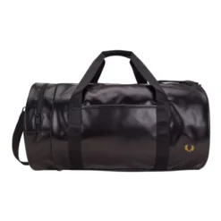 Sporty Stor Barrel Taske i Sort