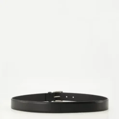 Square Buckle Leather Belt