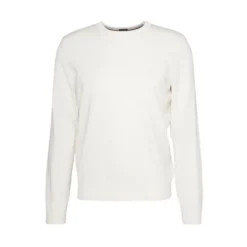 Stilfuld uldsweater med rund hals