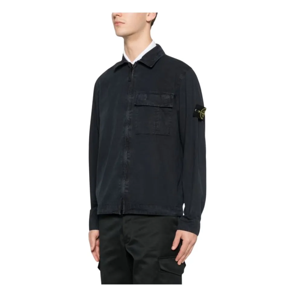 Stone Island Shirts Blue
