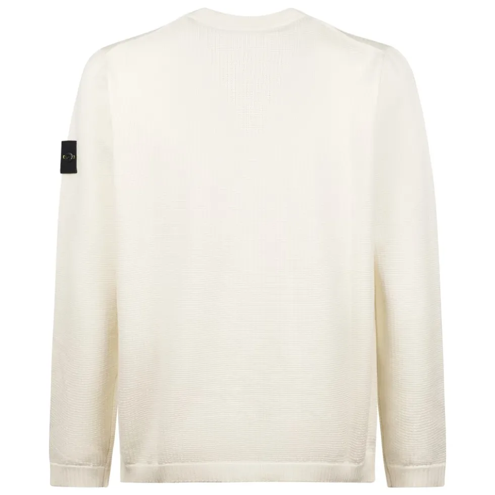 Stone Island Sweaters White