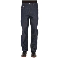 Straight Fit Ren Bomuld Denim Jeans