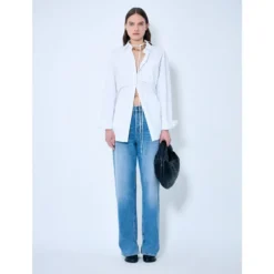 Straight-leg Denim Jeans