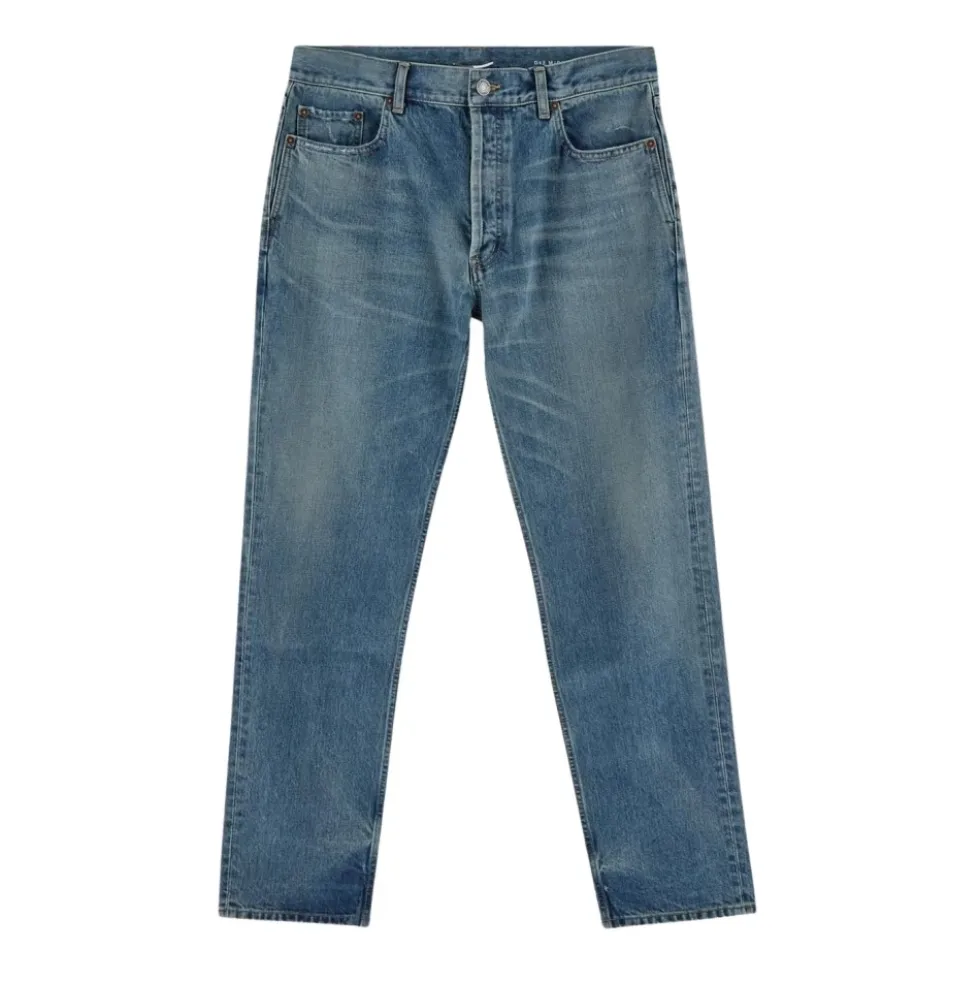 Straight Leg Denim Jeans