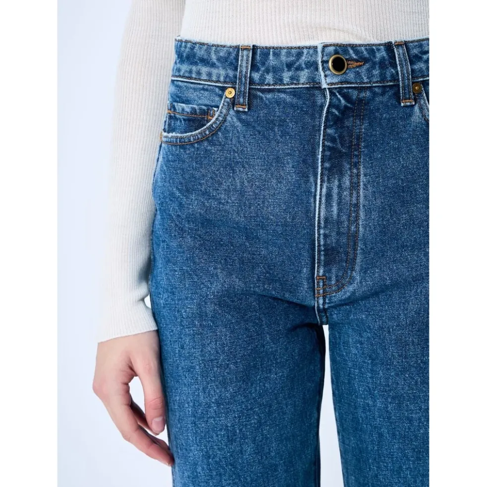 Straight-leg Five-Pocket Jeans