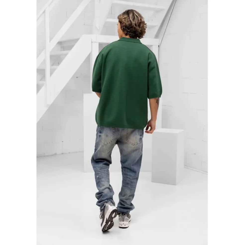 Straight Stitched Denim