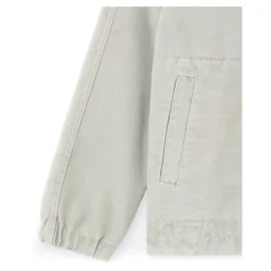 Stretch Cotton Canvas Coach Jacket