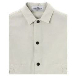 Stretch Cotton Canvas Coach Jacket