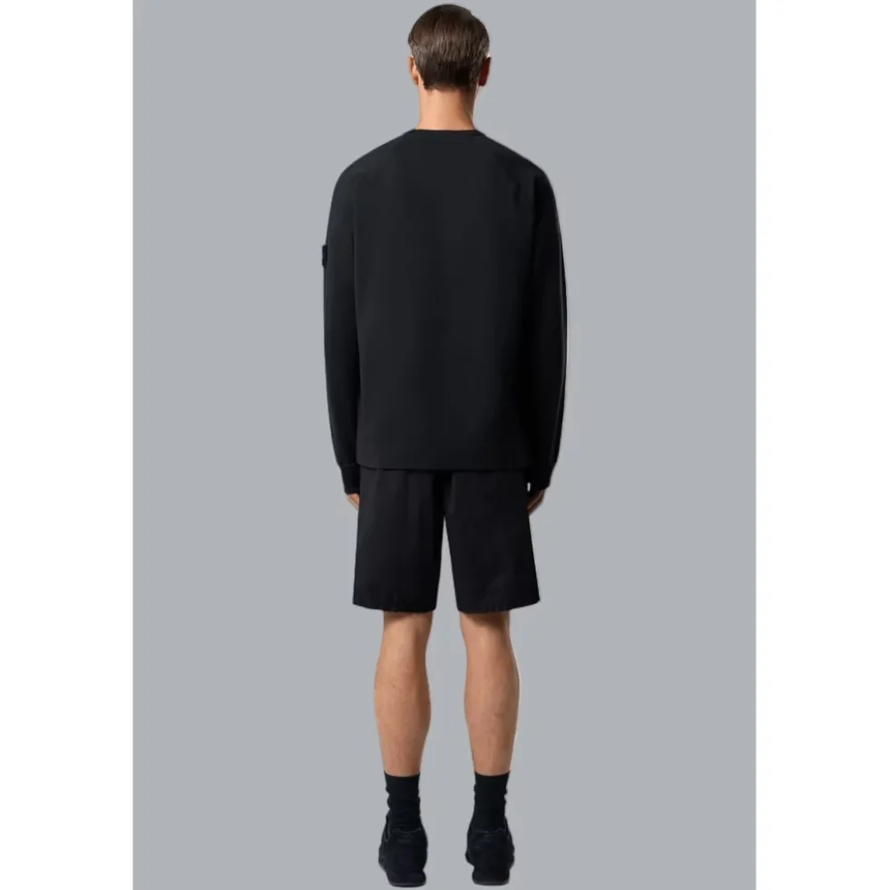 Stretch Cotton Fleece Sweatshirt