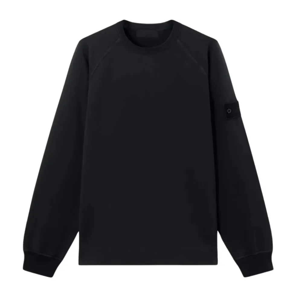 Stretch Cotton Fleece Sweatshirt
