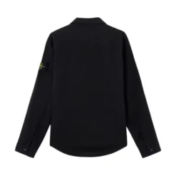 Stretch Cotton Satin Overshirt