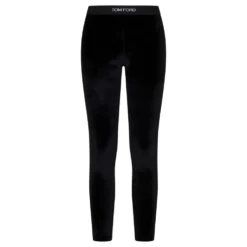 Stretch Leggings med Logo