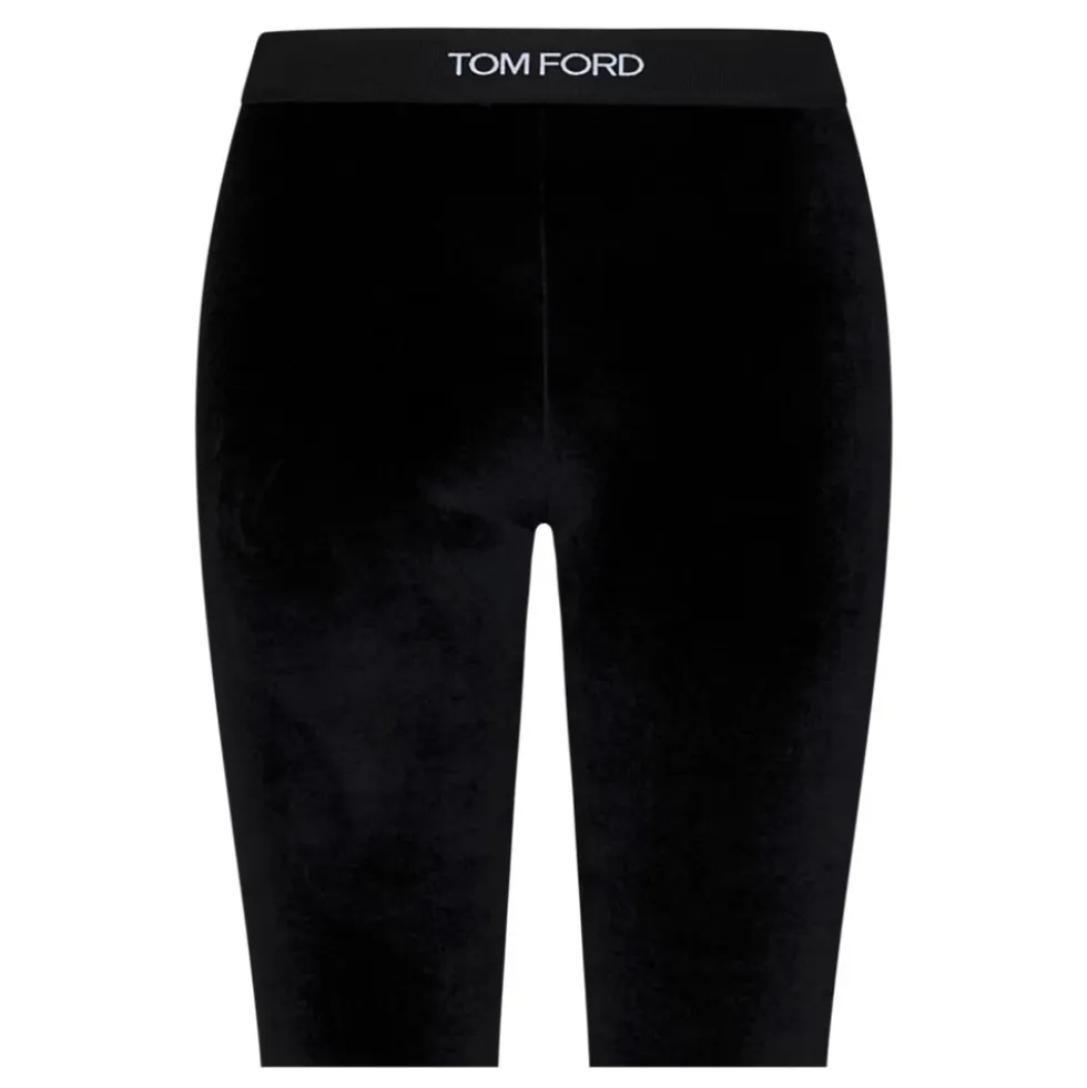 Stretch Leggings med Logo