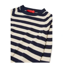 Stribet Jacquard Sweater