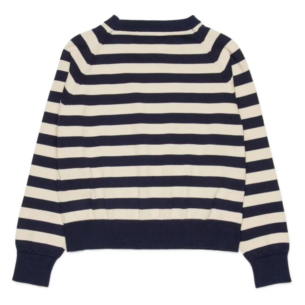 Stribet Jacquard Sweater