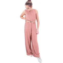 Stribet Lurex Jumpsuit