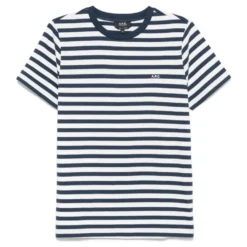 Stribet Navy T-shirt