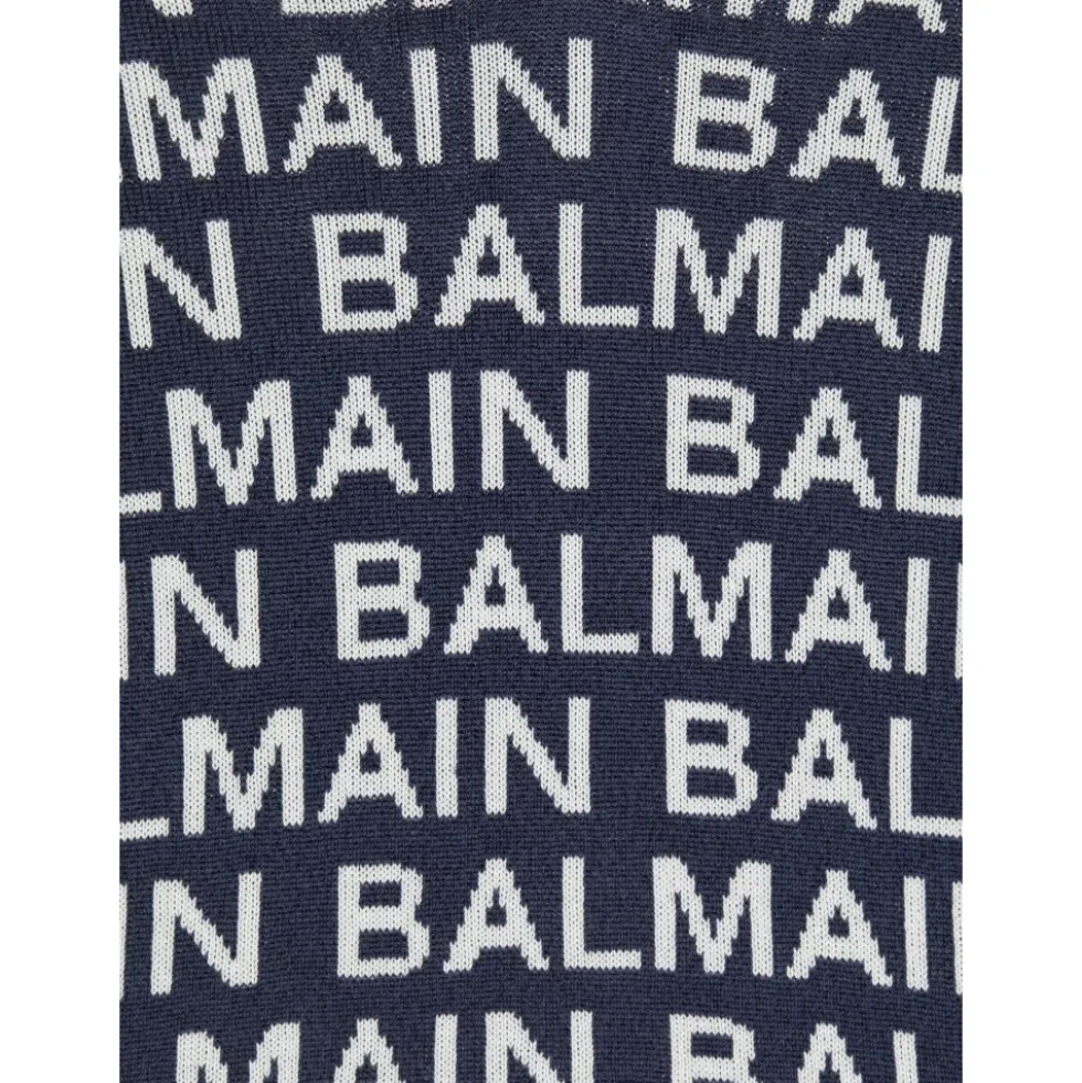 Strik Hættetrøje med Logoer