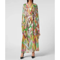 Strikket Lurex Kaftan