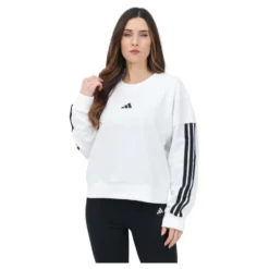 3-Stripes French Terry Crew Neck Sweatshirt