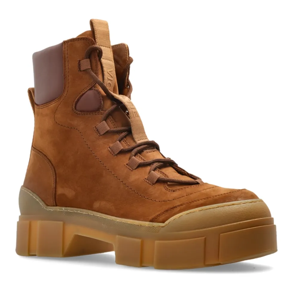 Suede ankelstøvler