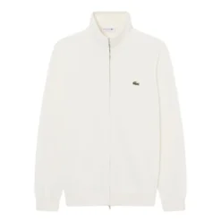 Sweater med høj hals og lynlås