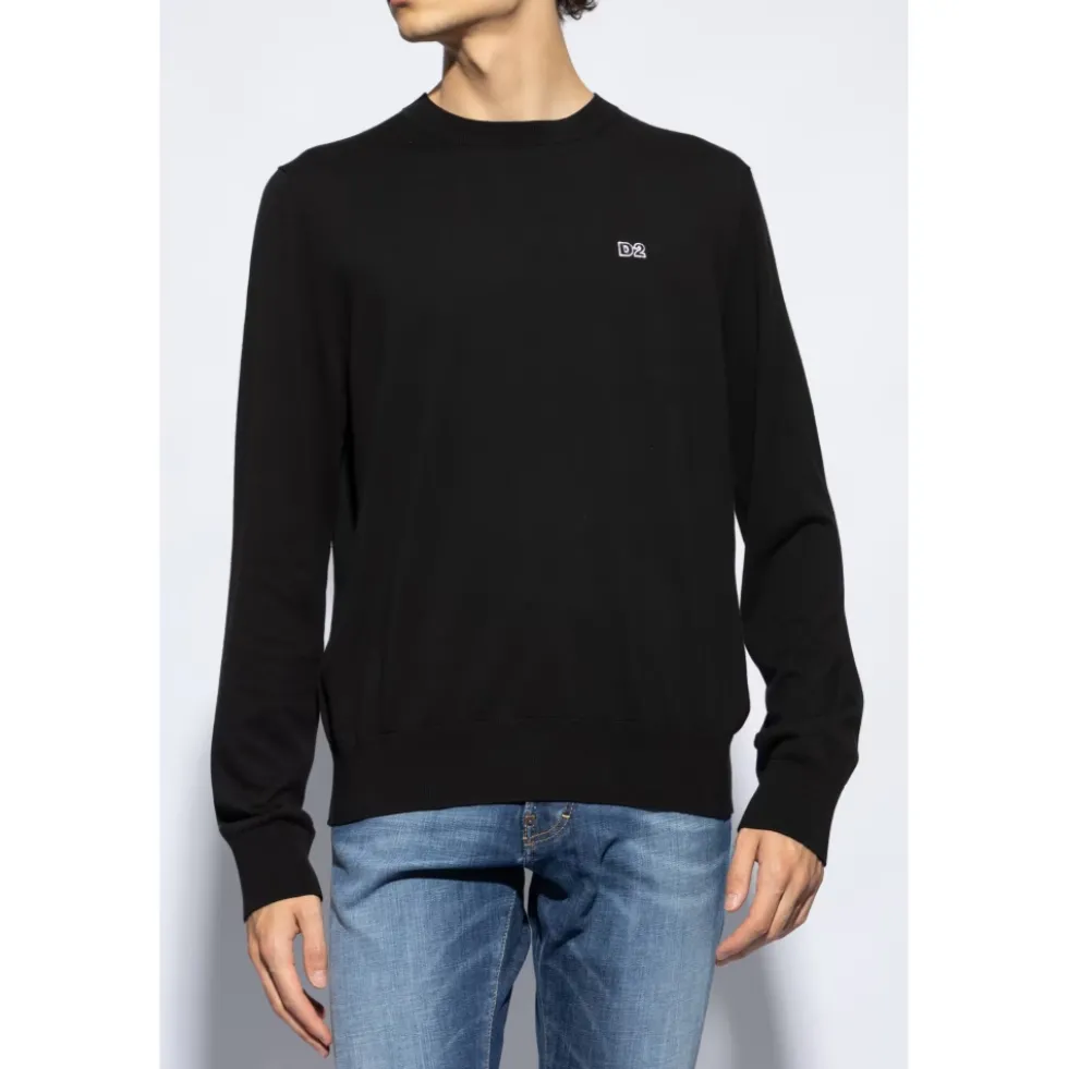 Sweater med logo