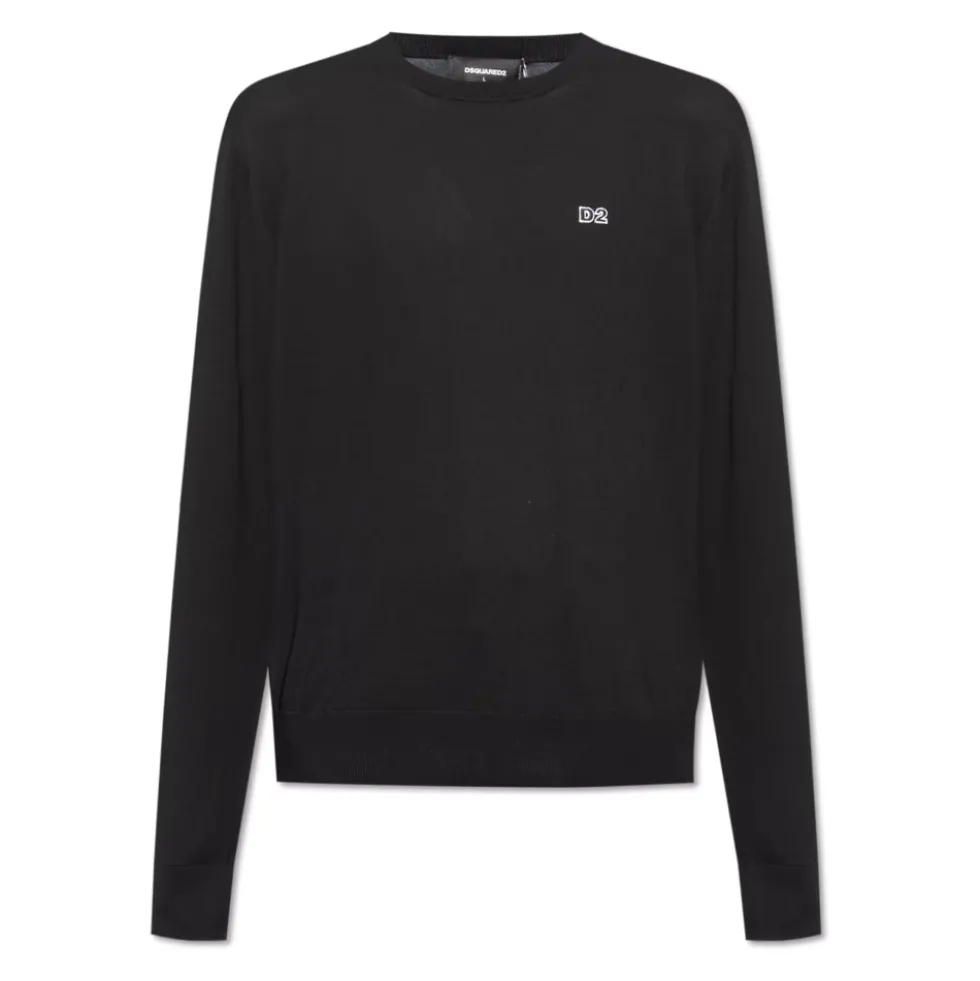 Sweater med logo