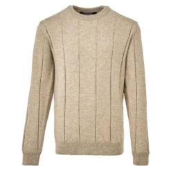 Sweater med rund hals