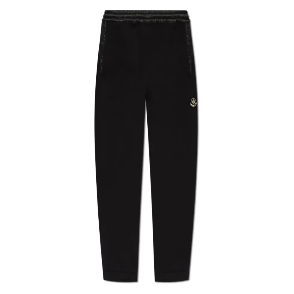 Sweatpants med logo patch