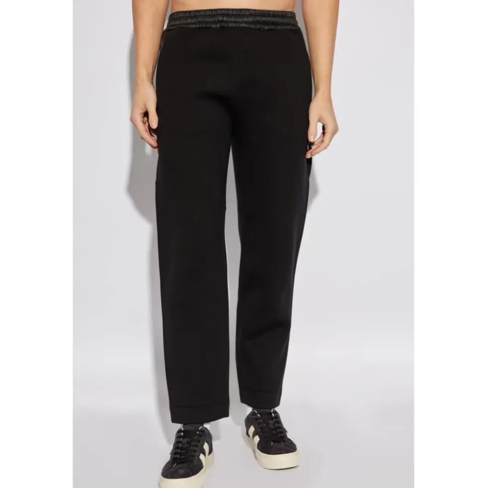 Sweatpants med logo patch