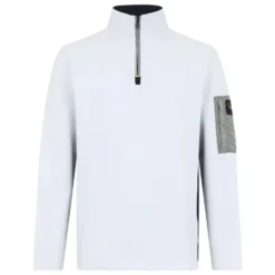 Sweatshirt med høj krave og lynlås