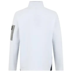 Sweatshirt med høj krave og lynlås