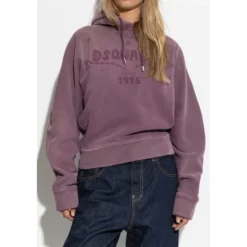 Sweatshirt med logo